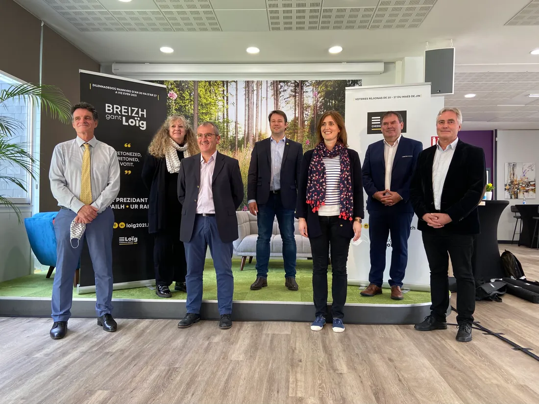 L'équipe régionaliste de "La Bretagne avec Loïg"